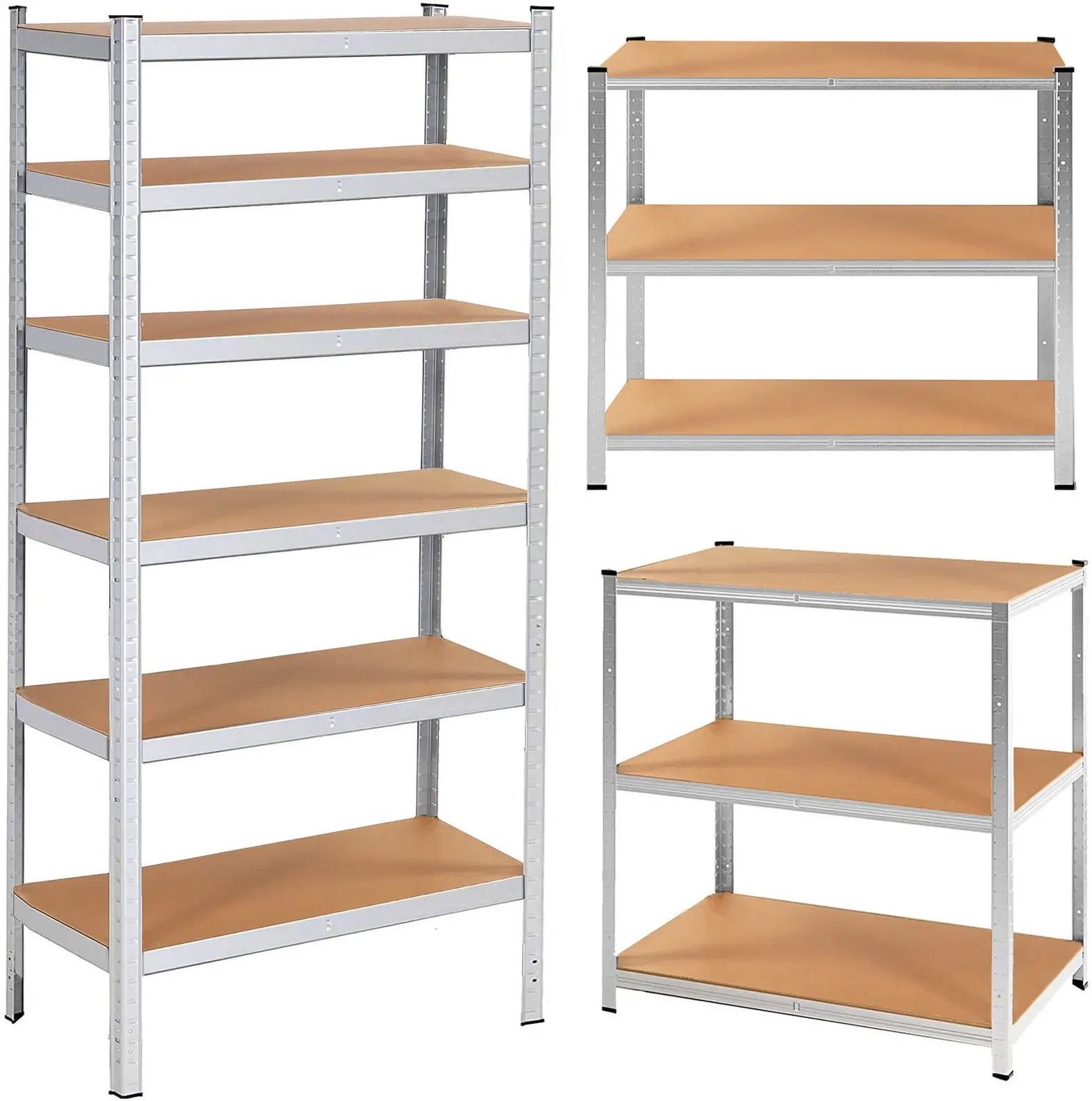 Etajera Springos HA5213 225x110x50 (Silver) - 4