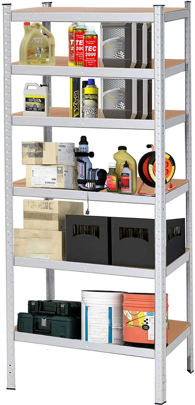 Etajera Springos HA5213 225x110x50 (Silver) - 5