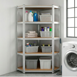 Etajera Springos HA5214 180x90x40 (Silver)