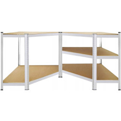 Etajera Springos HA5214 180x90x40 (Silver) Thumb