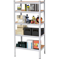 Etajera Springos HA5260 150x75x30 (Silver) Thumb