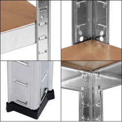 Etajera Springos HA5260 150x75x30 (Silver) Thumb