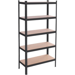 Etajera Springos HA5261 150x75x30 (Black) Thumb