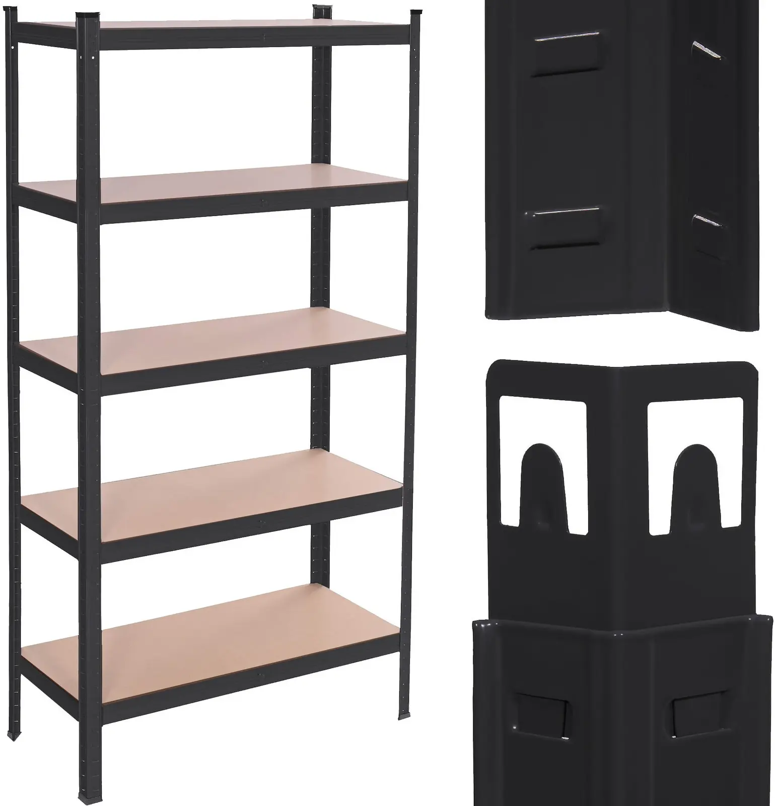 Etajera Springos HA5261 150x75x30 (Black) - 3