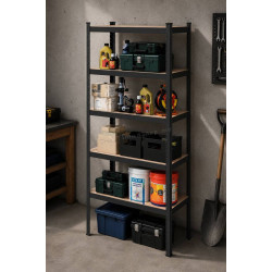 Etajera Springos HA5261 150x75x30 (Black)