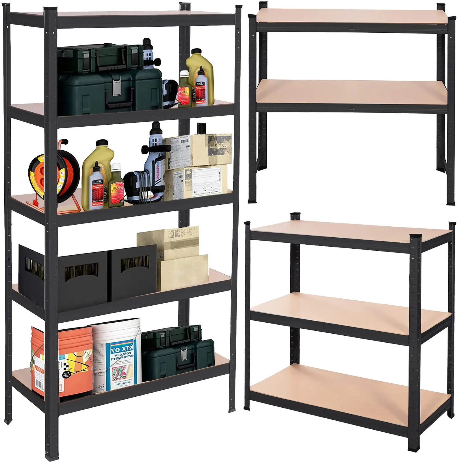 Etajera Springos HA5261 150x75x30 (Black) - 4