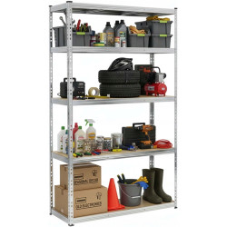 Стеллаж Springos HA5280 120x205x45 (Silver) Thumb