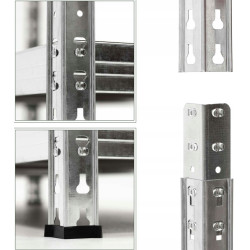 Стеллаж Springos HA5280 120x205x45 (Silver) Thumb