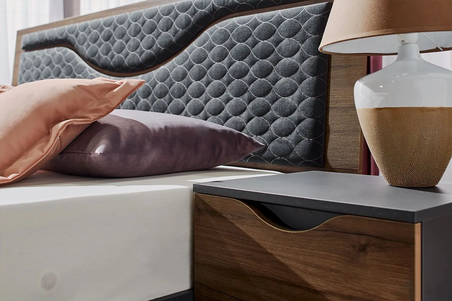 Спальня Ambianta Happy I петли (Орех)