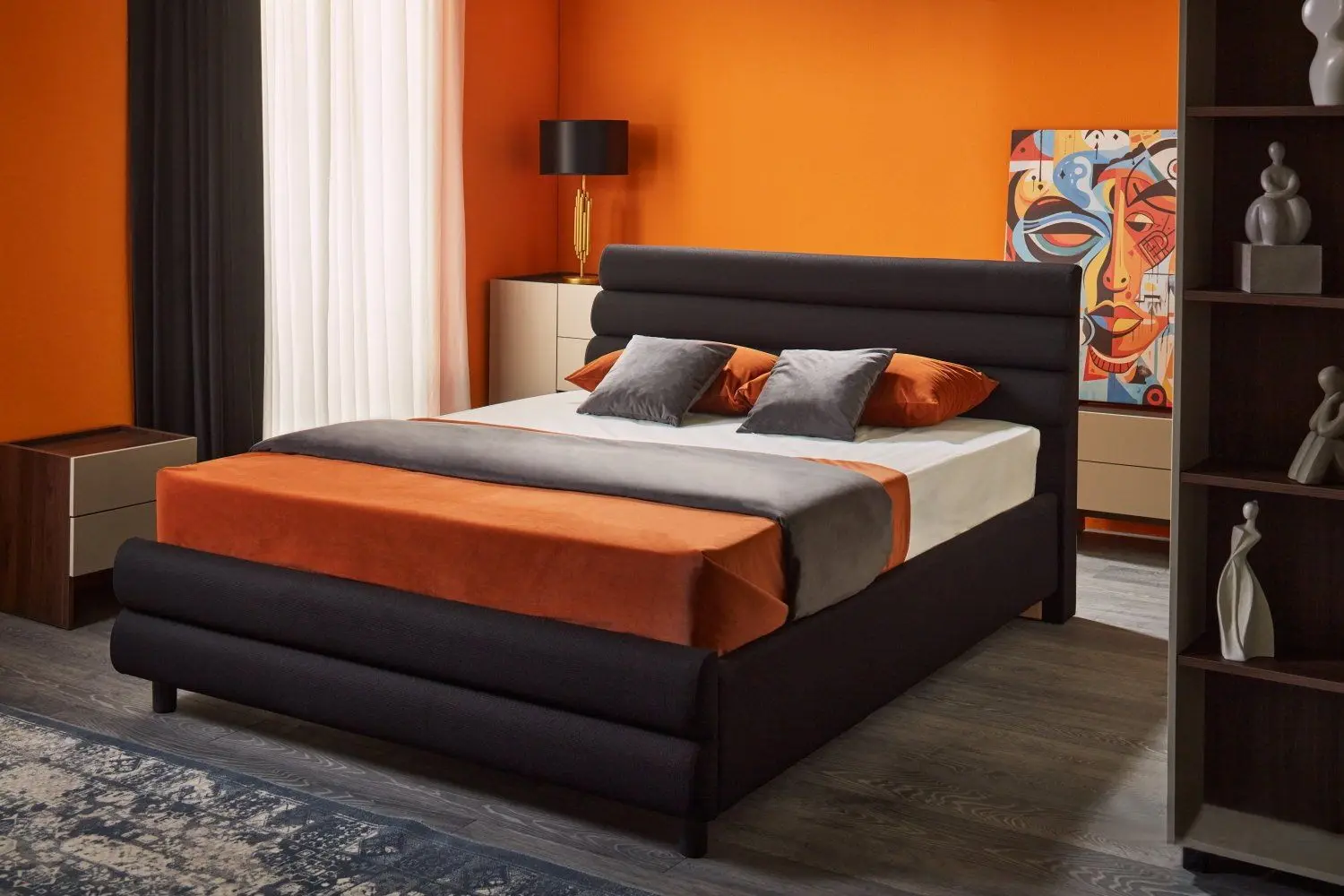 Спальня Ambianta Kosmo II (Катания/Фунго/Серый)