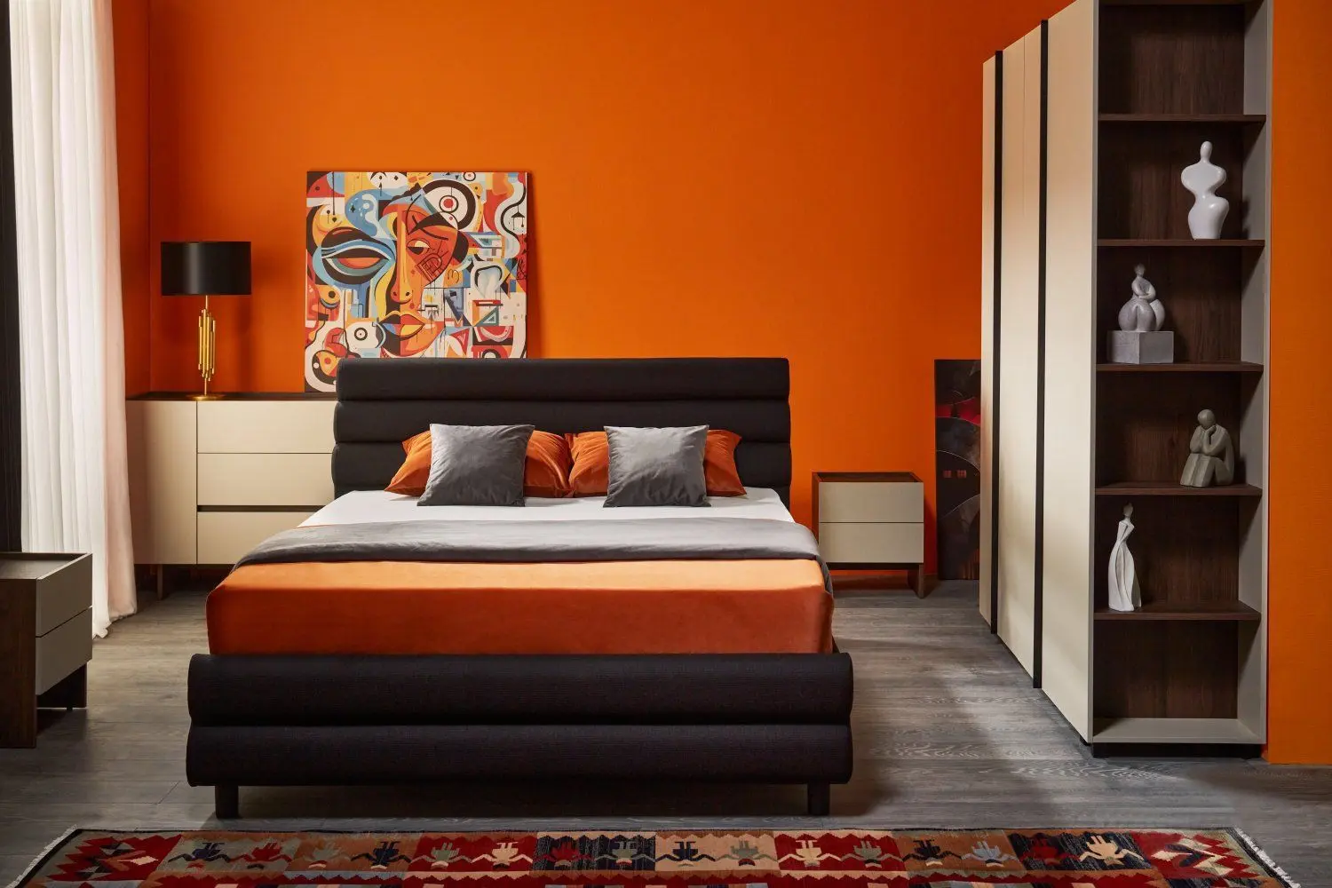 Спальня Ambianta Kosmo II (Катания/Фунго/Серый)