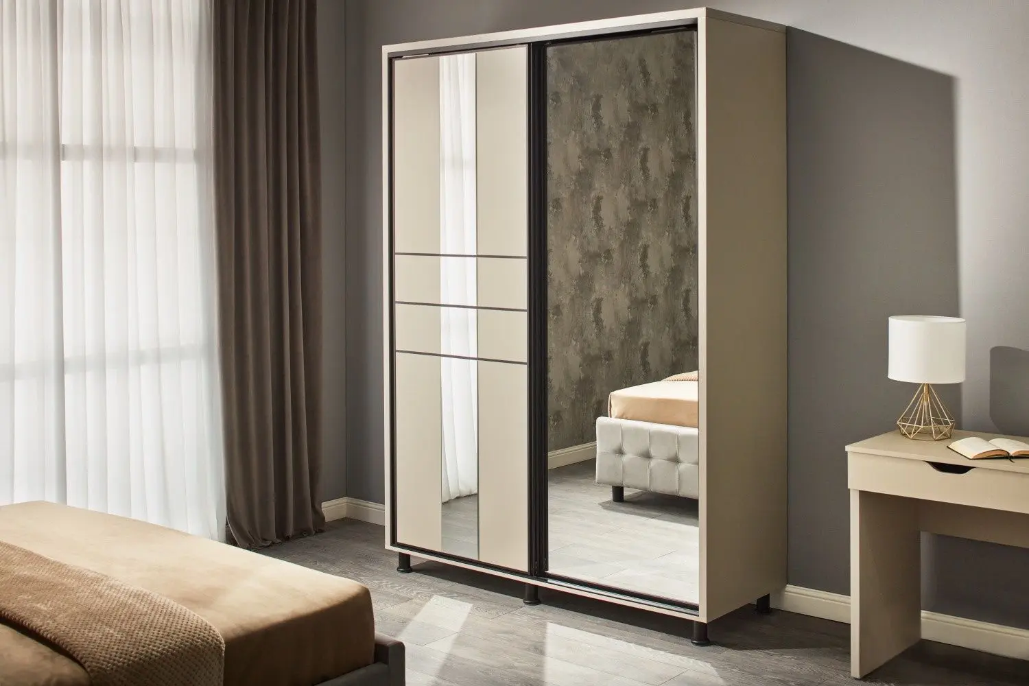 Спальня Ambianta Rio V (Фунго/Бежевый)