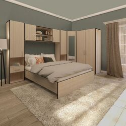 Dormitor Haaus Madrid (Light Elm/Wenge) Thumb