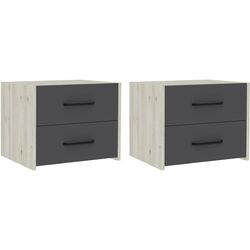 Спальня Haaus Malmo V1 140x200 (White Oak/Anthracite) Thumb