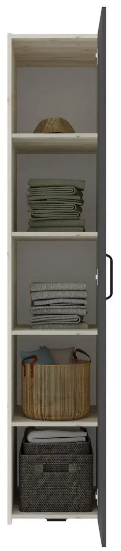 Спальня Haaus Malmo V10  140x200 cm (Anthracite/White Oak)