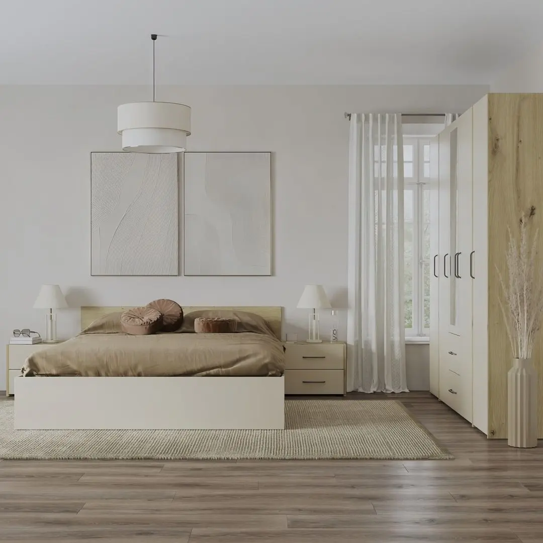 Спальня Haaus Malmo V10 160x200 (Clay/Artisan Oak)