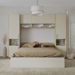 Dormitor Haaus Malmo V11 160x200 (Artisan Oak/Clay)