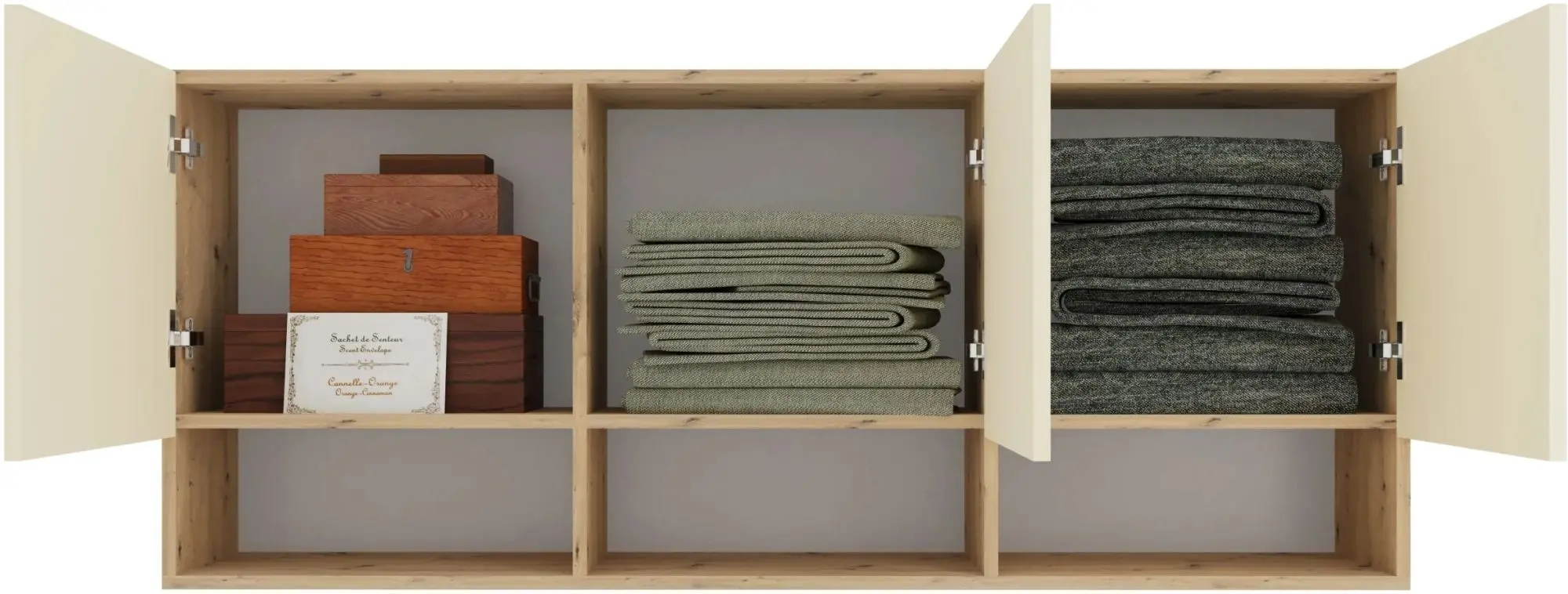 Dormitor Haaus Malmo V13 140x200 (Artisan Oak/Clay)