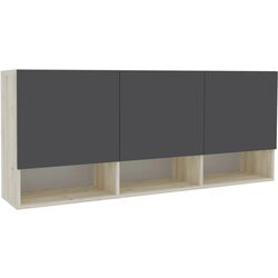 Dormitor Haaus Malmo V13 140x200 (White Oak/Anthracite) Thumb