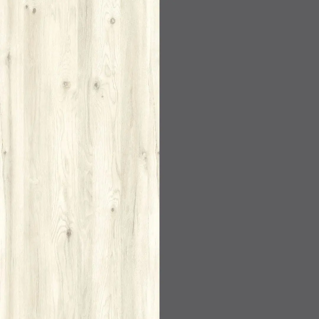 Dormitor Haaus Malmo V13 140x200 (White Oak/Anthracite)