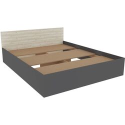 Dormitor Haaus Malmo V13 140x200 (White Oak/Anthracite) Thumb