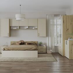 Спальня Haaus Malmo V14 140x200 (Artisan Oak/Clay) Thumb