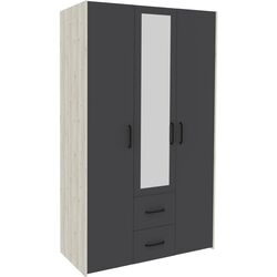 Dormitor Haaus Malmo V14 160x200 (White Oak/Anthracite) Thumb