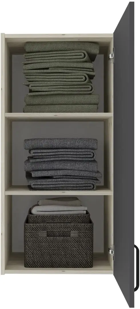 Dormitor Haaus Malmo V14 160x200 (White Oak/Anthracite)