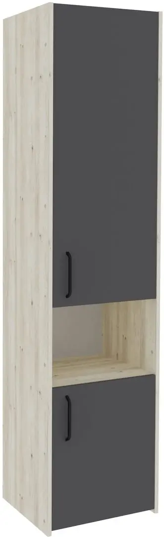 Dormitor Haaus Malmo V15 140x200 (White Oak/Anthracite)