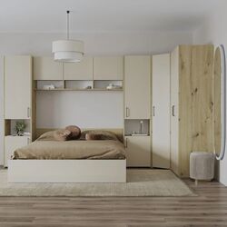 Dormitor Haaus Malmo V15 160x200 (Artisan Oak/Clay) Thumb