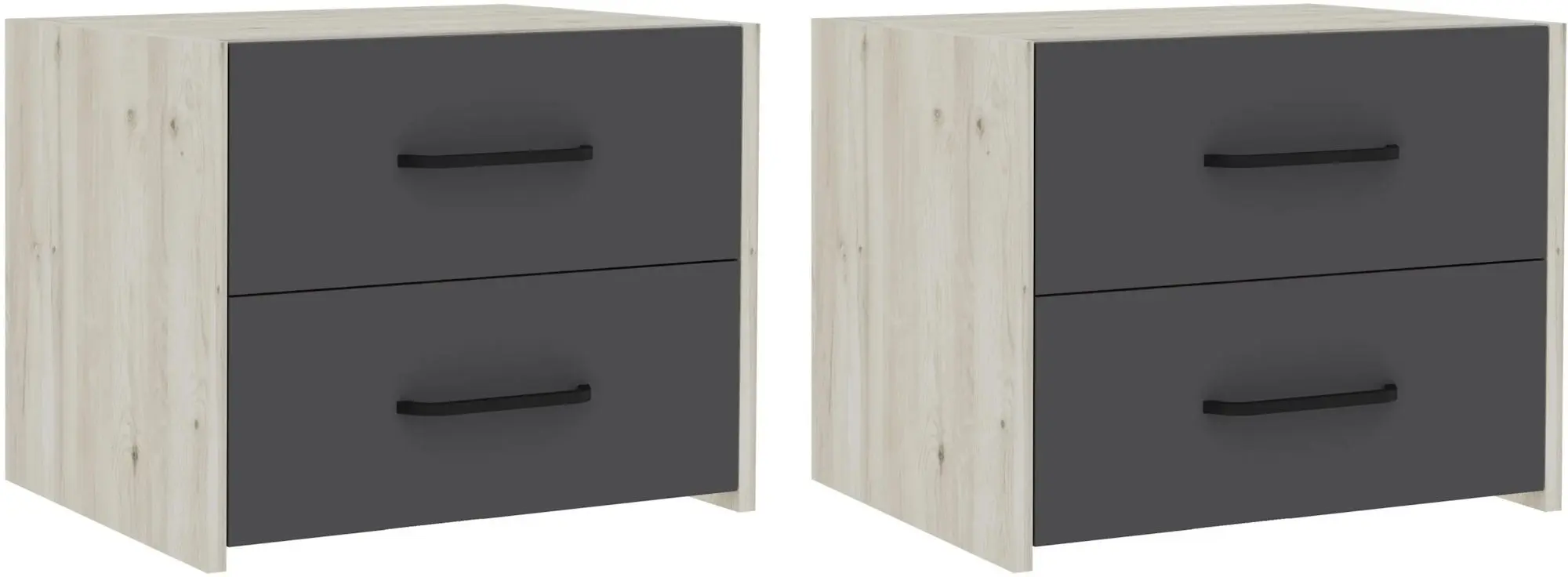 Спальня Haaus Malmo V16 160x200 (White Oak/Anthracite)