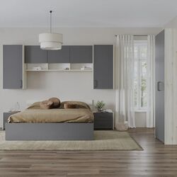 Спальня Haaus Malmo V17 160x200 (White Oak/Anthracite) Thumb