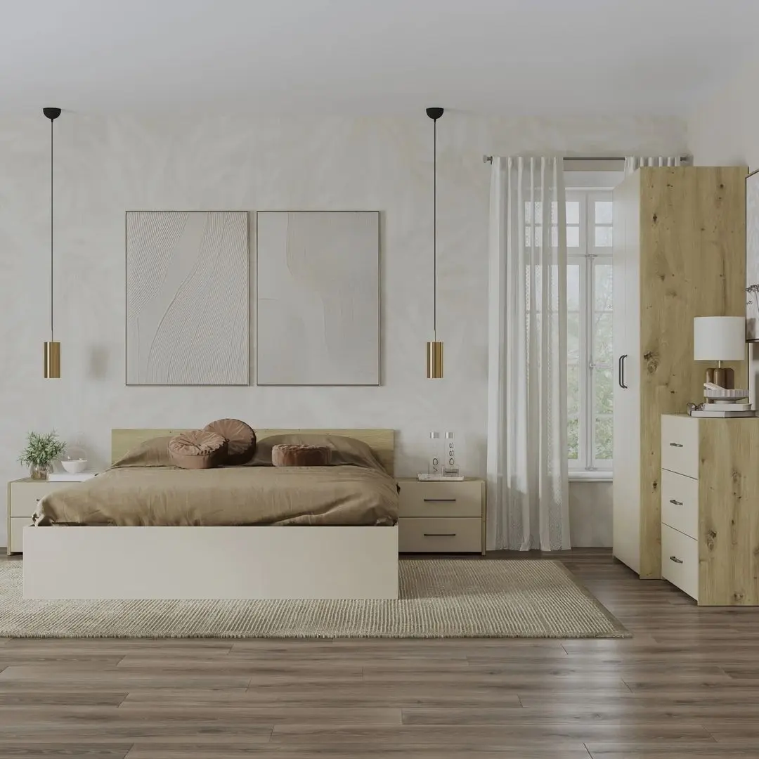 Спальня Haaus Malmo V2 160x200 (Artisan Oak/Clay)