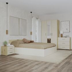 Dormitor Haaus Malmo V4 140x200 (Artisan Oak/Clay)