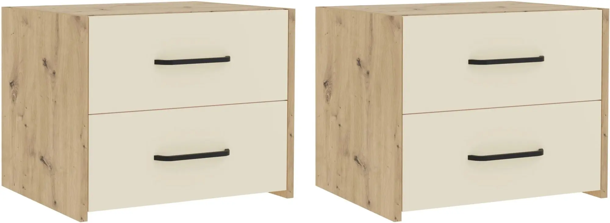 Dormitor Haaus Malmo V4 140x200 (Artisan Oak/Clay)