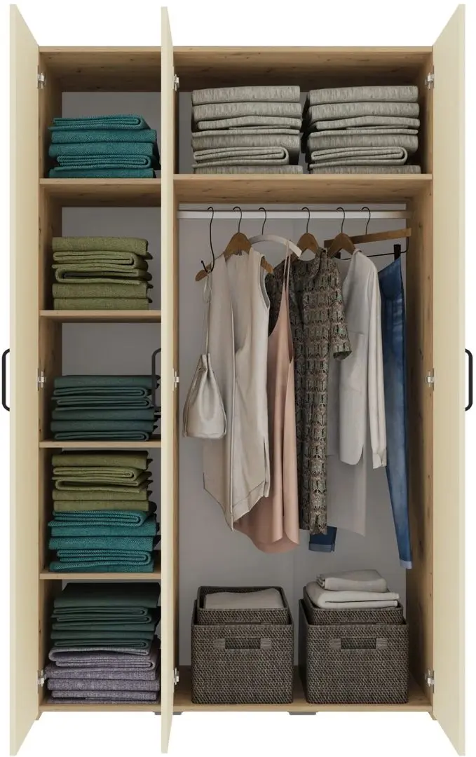 Dormitor Haaus Malmo V4 160x200 (Artisan Oak/Clay)