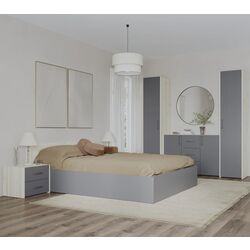 Спальня Haaus Malmo V5 140x200 (White Oak/Anthracite)