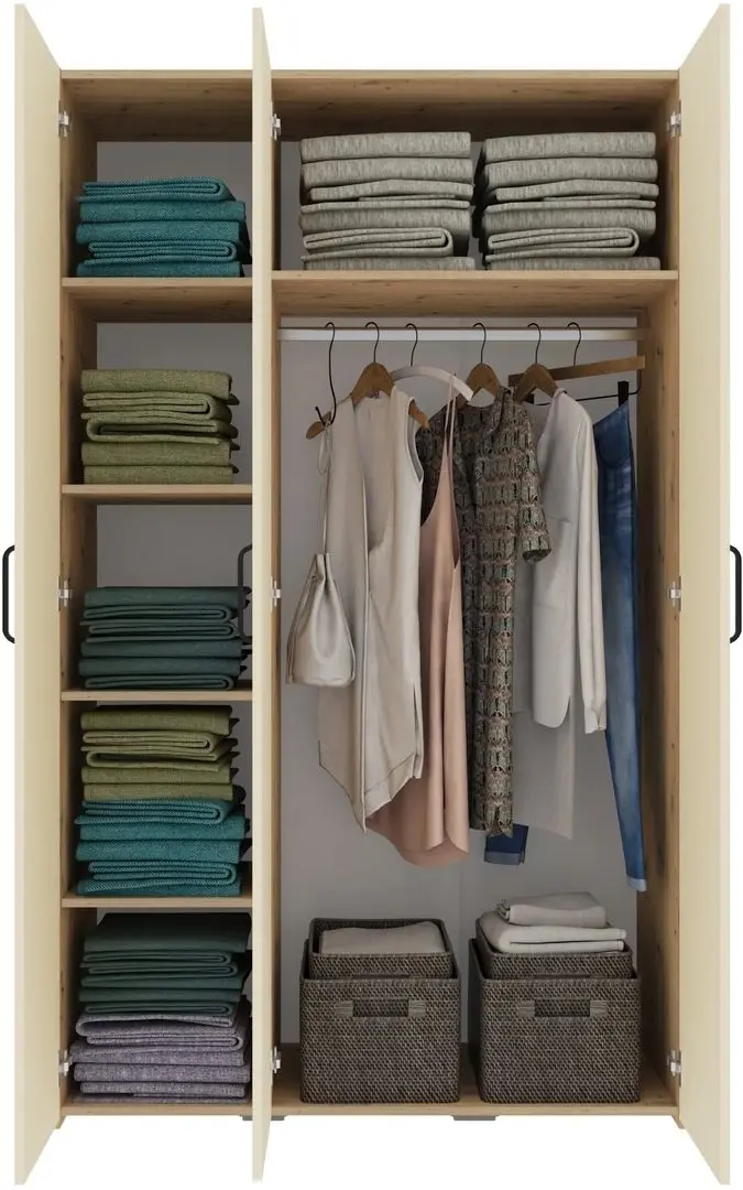 Dormitor Haaus Malmo V7 140x200 (Artisan Oak/Clay)