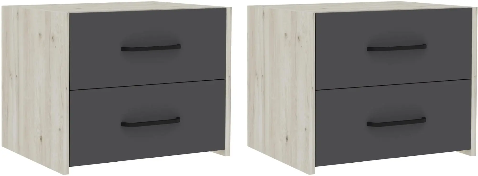 Спальня Haaus Malmo V7 140x200 (White Oak/Anthracite)