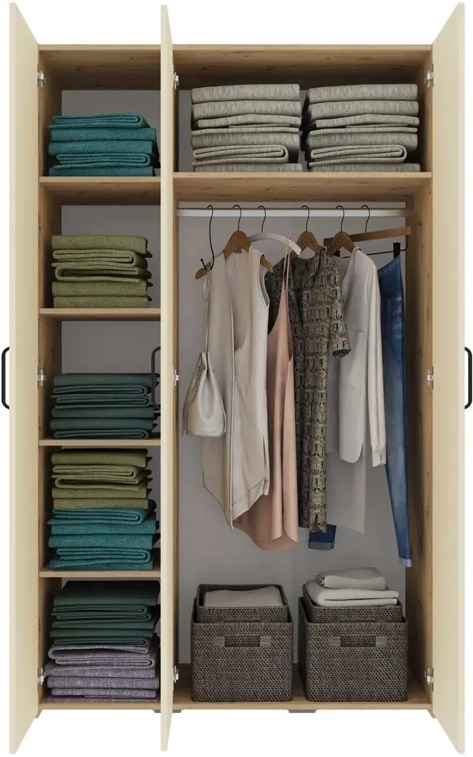 Dormitor Haaus Malmo V7 160x200 (Artisan Oak/Clay)