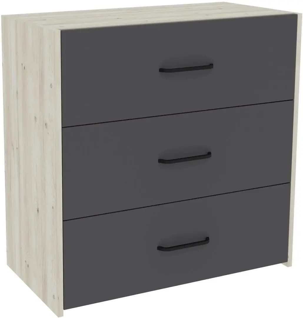 Dormitor Haaus Malmo V8 140x200 (White Oak/Anthracite)