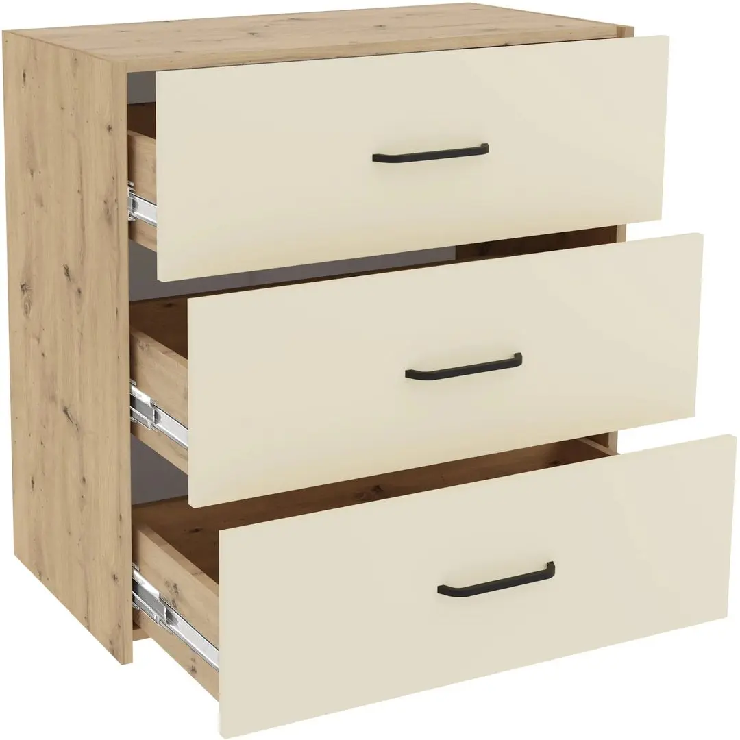 Dormitor Haaus Malmo V8 160x200 (Artisan Oak/Clay)