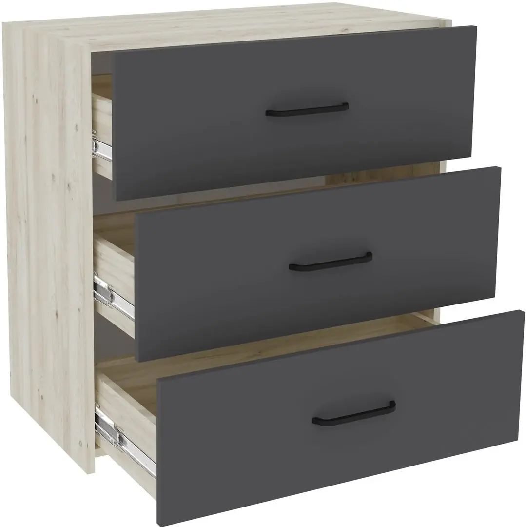 Спальня Haaus Malmo V8 160x200 (White Oak/Anthracite)