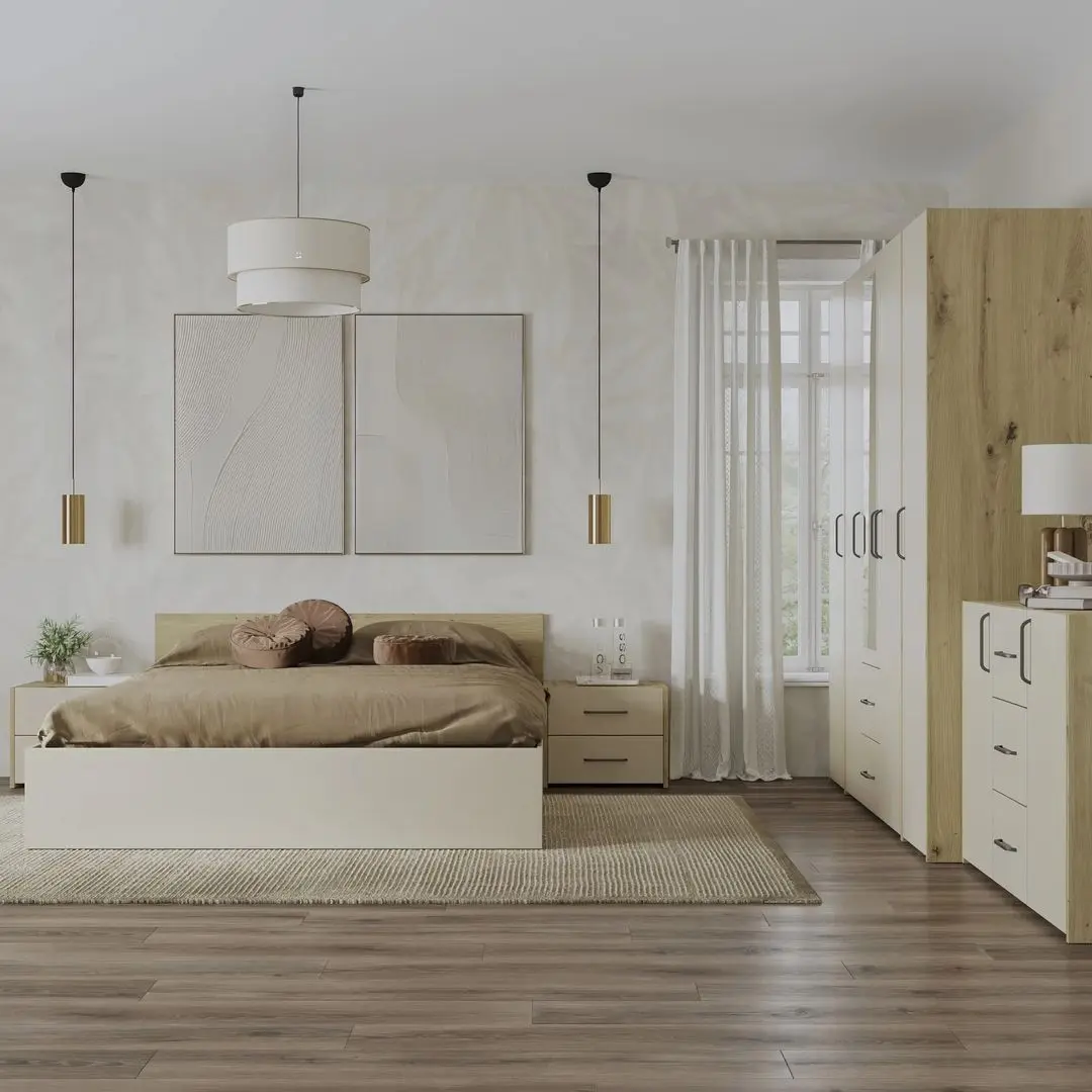 Спальня Haaus Malmo V9 140x200 (Artisan Oak/Clay)