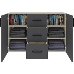 Dormitor Haaus Malmo V9 140x200 (White Oak/Anthracite) Thumb