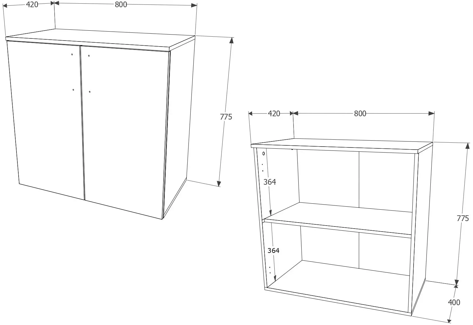Dormitor Haaus Paris (White/Natural Wood) - 4