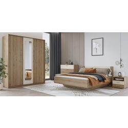 Спальня Helvetia Vertina (Wild Oak/Beige)