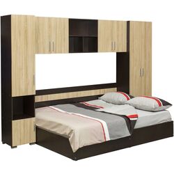 Dormitor Ideal Mobila Iulia (Wenge/Sonoma Oak) Thumb