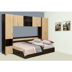 Dormitor Ideal Mobila Iulia (Wenge/Sonoma Oak)