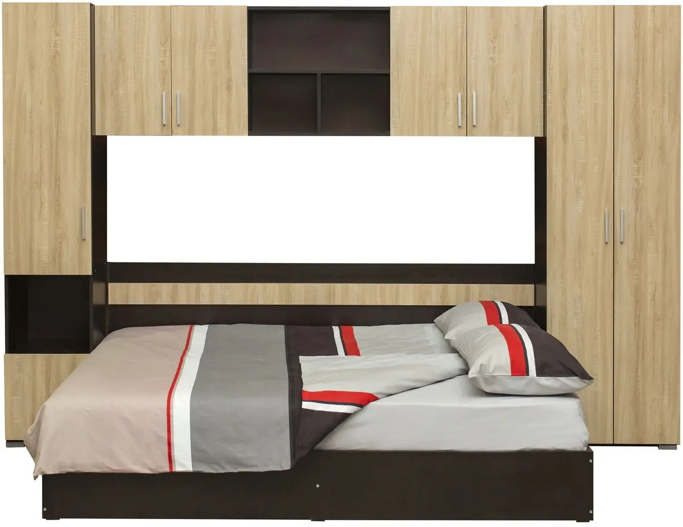 Dormitor Ideal Mobila Iulia (Wenge/Sonoma Oak) - 5